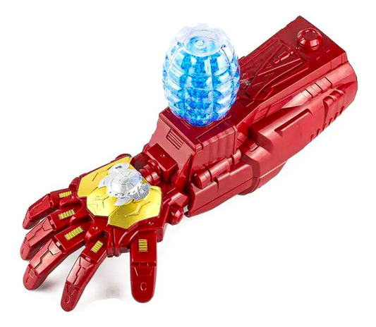 GUANTE DE IRON MAN CON BALAS HIDROGEL