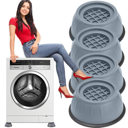 SOPORTES ANTI-VIBRACIÓN PARA LAVADORA (4 UNDS)